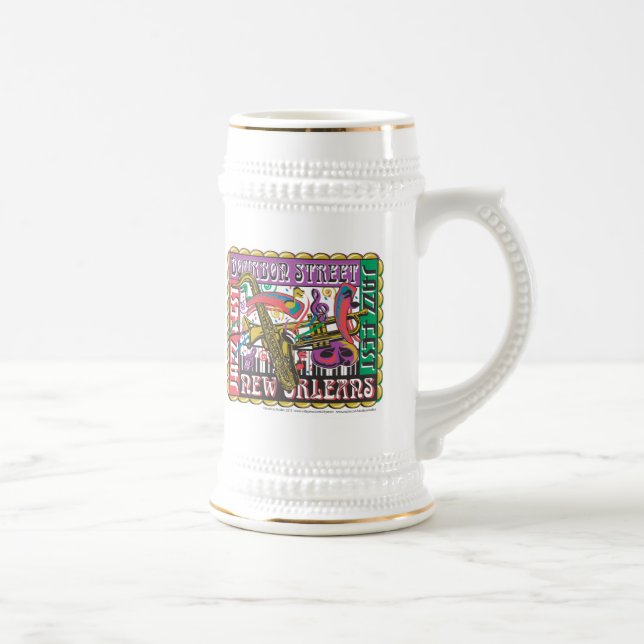 New Orleans Mardi Gras Beer Stein (Right)