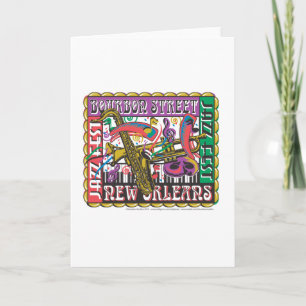 New Orleans Mardi Gras Card