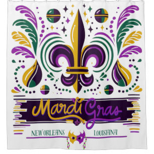New Orleans Mardi Gras purple yellow green