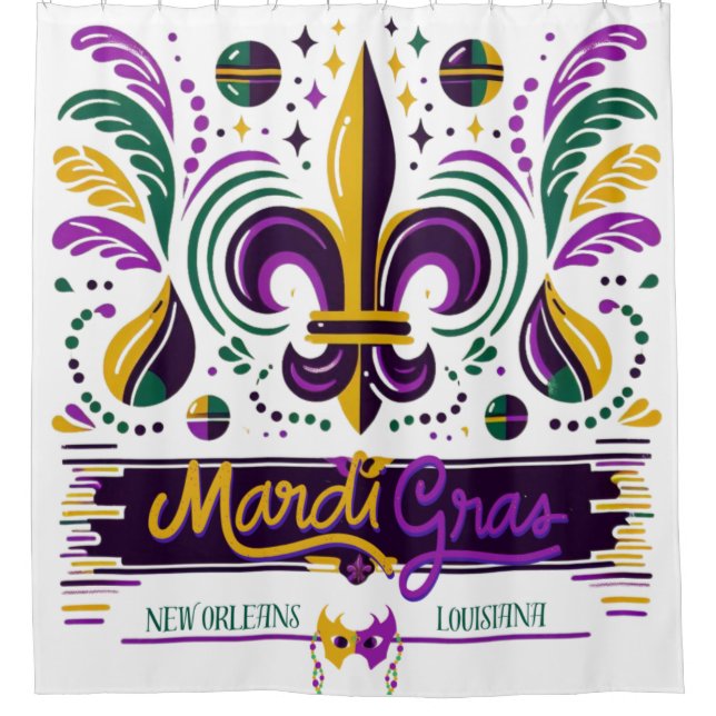 New Orleans Mardi Gras purple yellow green (Front)