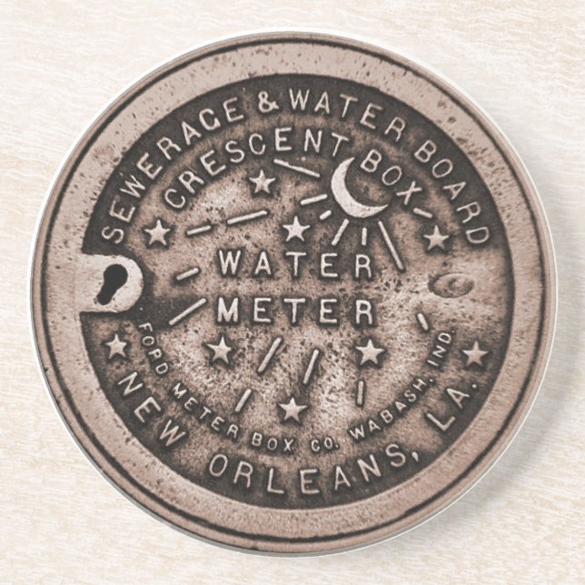 New Orleans Metre Cover Coaster (Front)