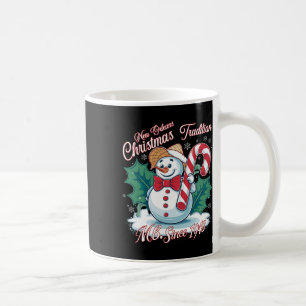 New Orleans Mr Bingle Christmas Tradition Snowmen Coffee Mug