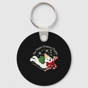 New Orleans Mr Bingle Christmas Tradition Snowmen Keychain