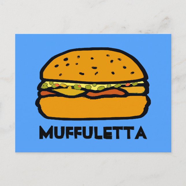 New Orleans Muffuletta Postcard (Front)