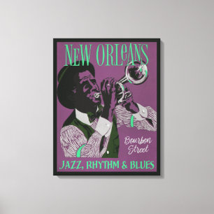 New Orleans Music canvas print
