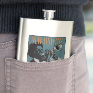 New Orleans Music flask