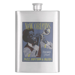 New Orleans Music flask