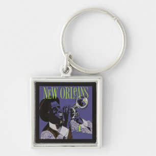 New Orleans Music key chains