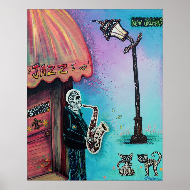 New Orleans Music Poster (Front)