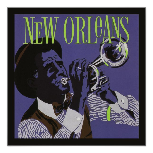 New Orleans Music poster (Front)