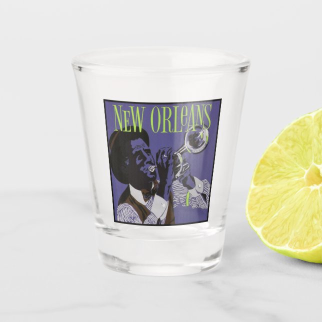 New Orleans Music Shot Glass (Front)