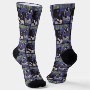 New Orleans Music Socks