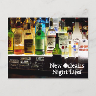 New Orleans Night Life! Postcard