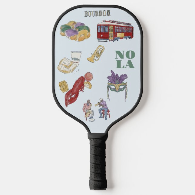 New Orleans  Pickleball Paddle (Front)
