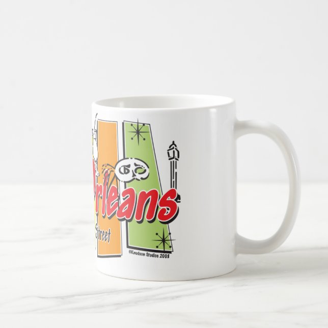New-Orleans-Retro Coffee Mug (Right)
