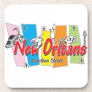 New Orleans Retro Look Coaster