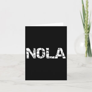 New Orleans Road Trip Gifts Vacation Quote Distres Card