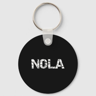 New Orleans Road Trip Gifts Vacation Quote Distres Keychain