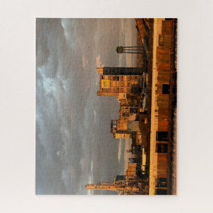 New Orleans Scenes Domino Jigsaw Puzzle