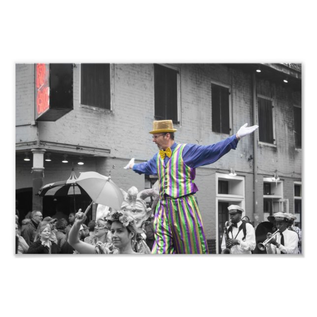 New Orleans Second Line Parade Photo Print (Front)