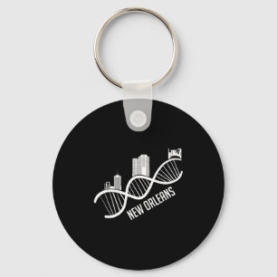 New Orleans Skyline City Louisiana Funny Gift Keychain