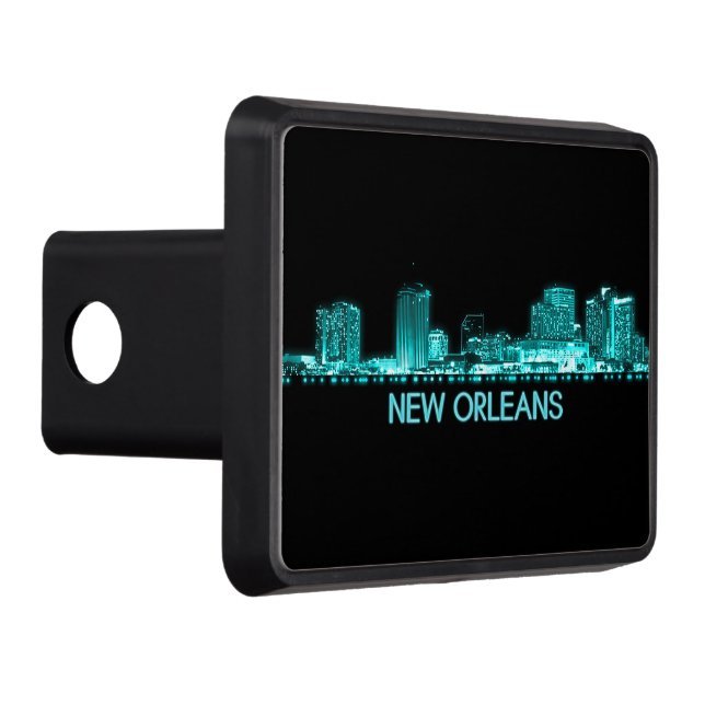 New Orleans Skyline Trailer Hitch Cover (Right)