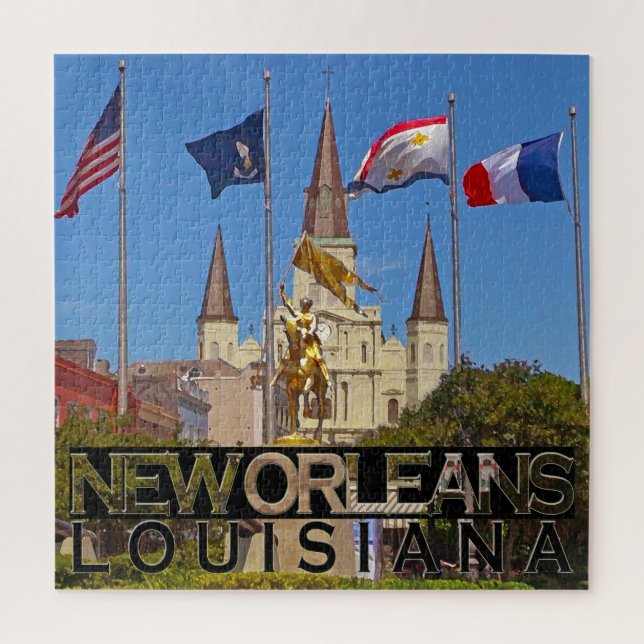 New Orleans Square Puzzle (Vertical)