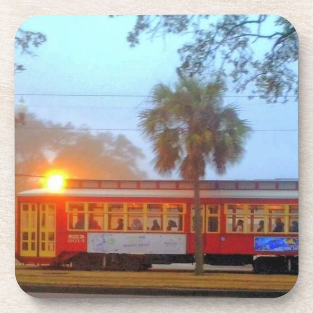 New Orleans Streetcar Coasters (Front)