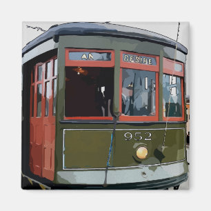 New Orleans Streetcar Desire Magnet