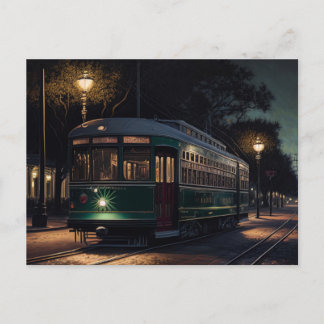 New Orleans Streetcar Postcard