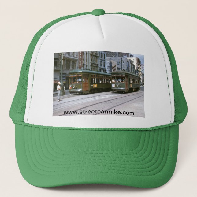 New Orleans Streetcars 951 and 969 Trucker Hat (Front)