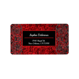 New Orleans Style Return Address Label