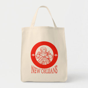 New Orleans Symbols Tote Bag