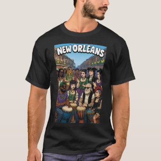 New Orleans Thème Design Frenchmen Street T-Shirt