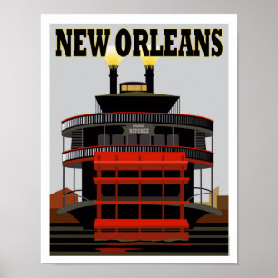 New Orleans Travel Poster