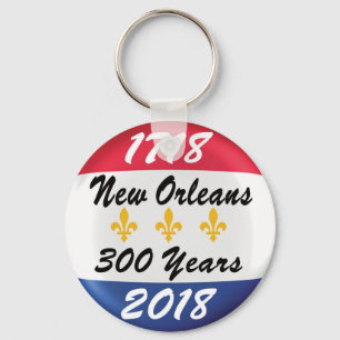 NEW ORLEANS TRICENTENNIAL KEYCHAIN