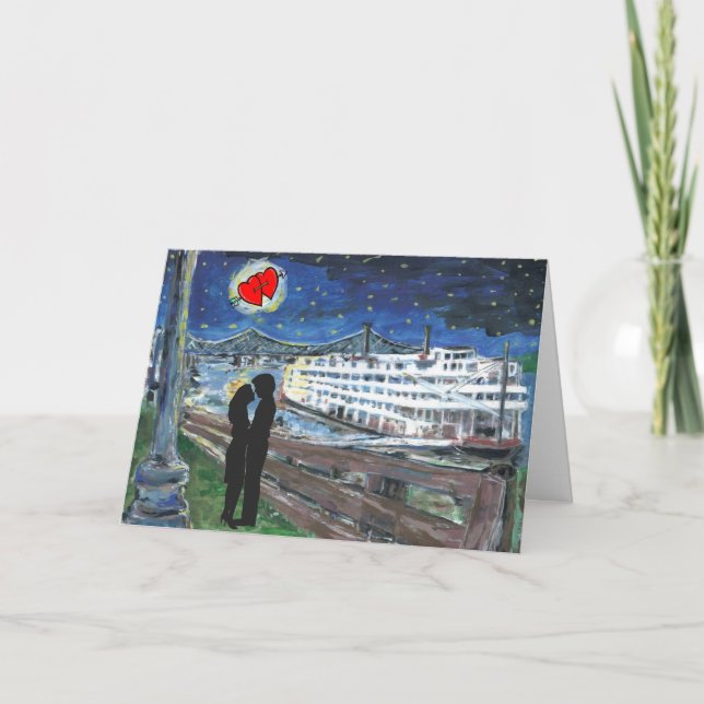 New Orleans Valentine Holiday Card (Front)