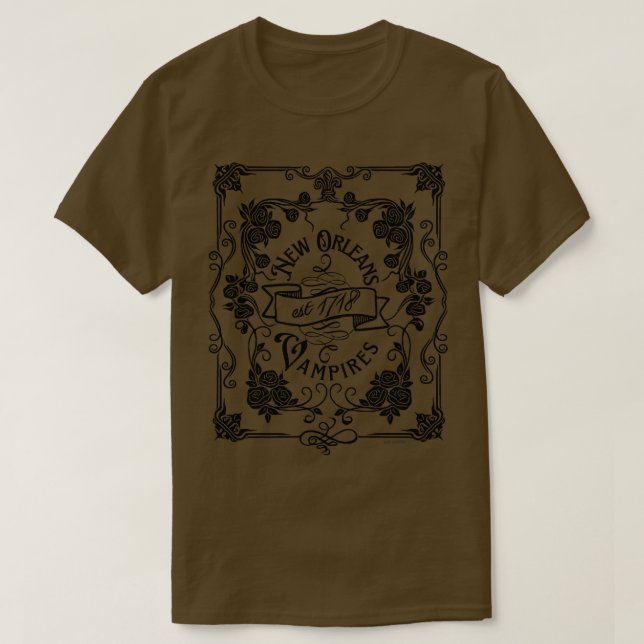 New Orleans Vampires 1718 TShirt (Design Front)
