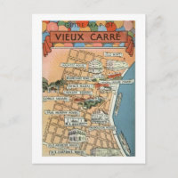 New Orleans Vintage Map 
