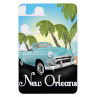 New Orleans vintage travel poster.