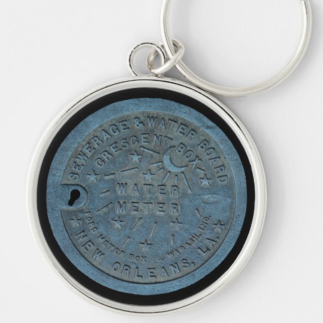 New Orleans Water Metre photo Keychain (Front)