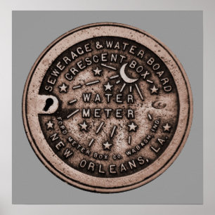 New Orleans Water Metre Wall Art