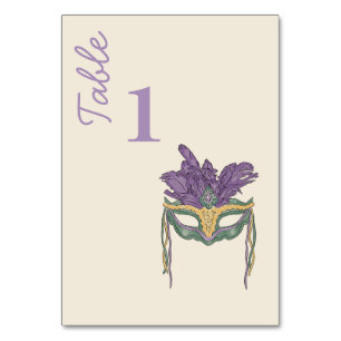 New Orleans  Watercolor  Table Number