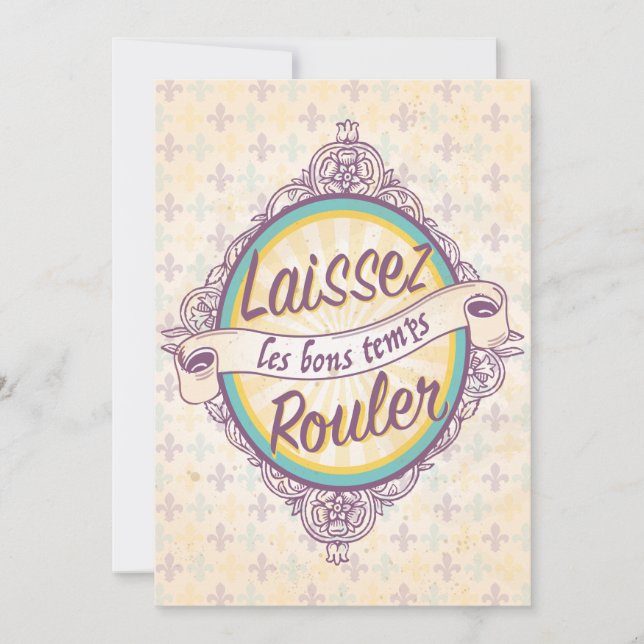 New Orleans Wedding Invitation (Front)