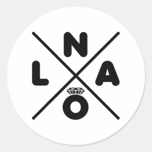 New Orleans Wedding Nola Bachelorette Party Groom  Classic Round Sticker