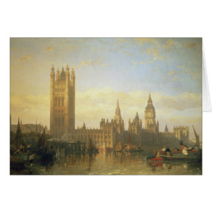 New Palace of Westminster from the River Thames