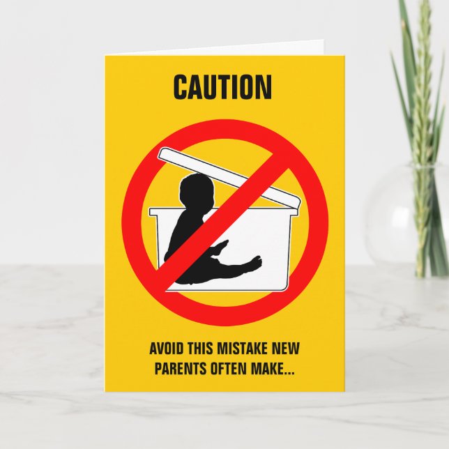 New Parenting (funny) card (Front)