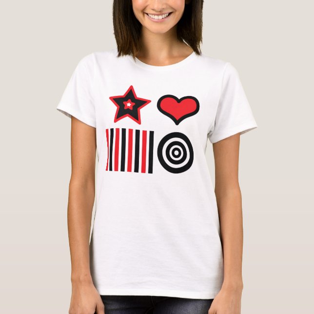 New parents 3-6 month visual stimulation t-shirt (Front)