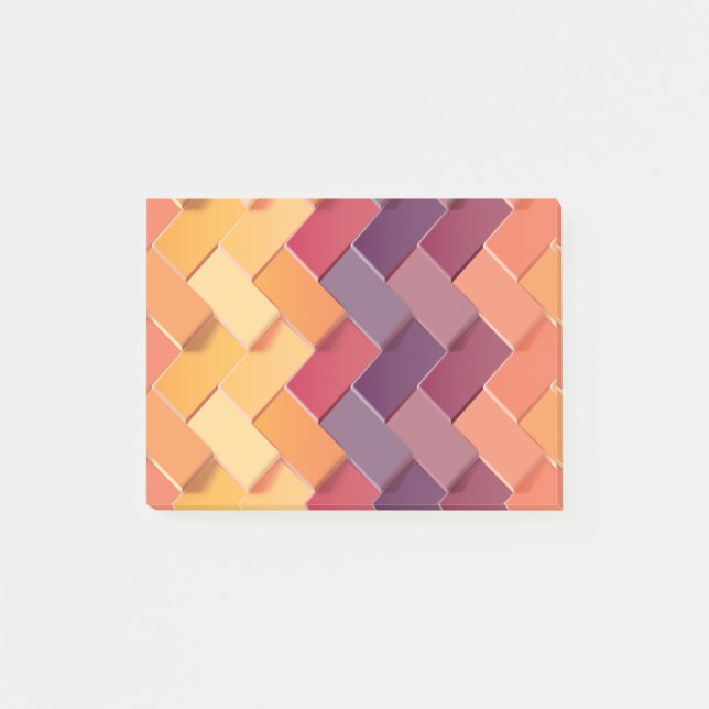 New Pattern Creation 4 Post-it Notes (Front)