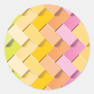 New Pattern Creation Classic Round Sticker